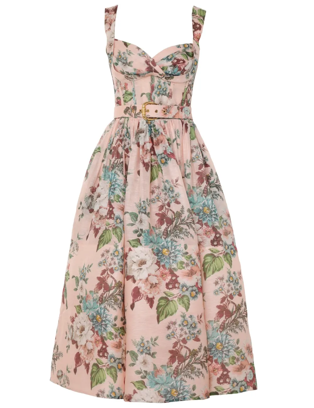 ZIMMERMANN Matchmaker Midi Dress-Women Clothing