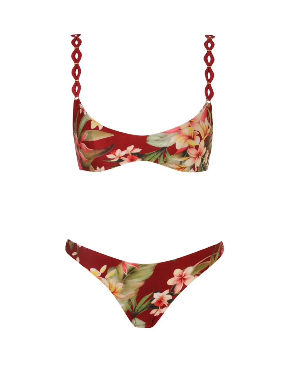 ZIMMERMANN Lexi Diamond Trim Bikini-Women Bikinis