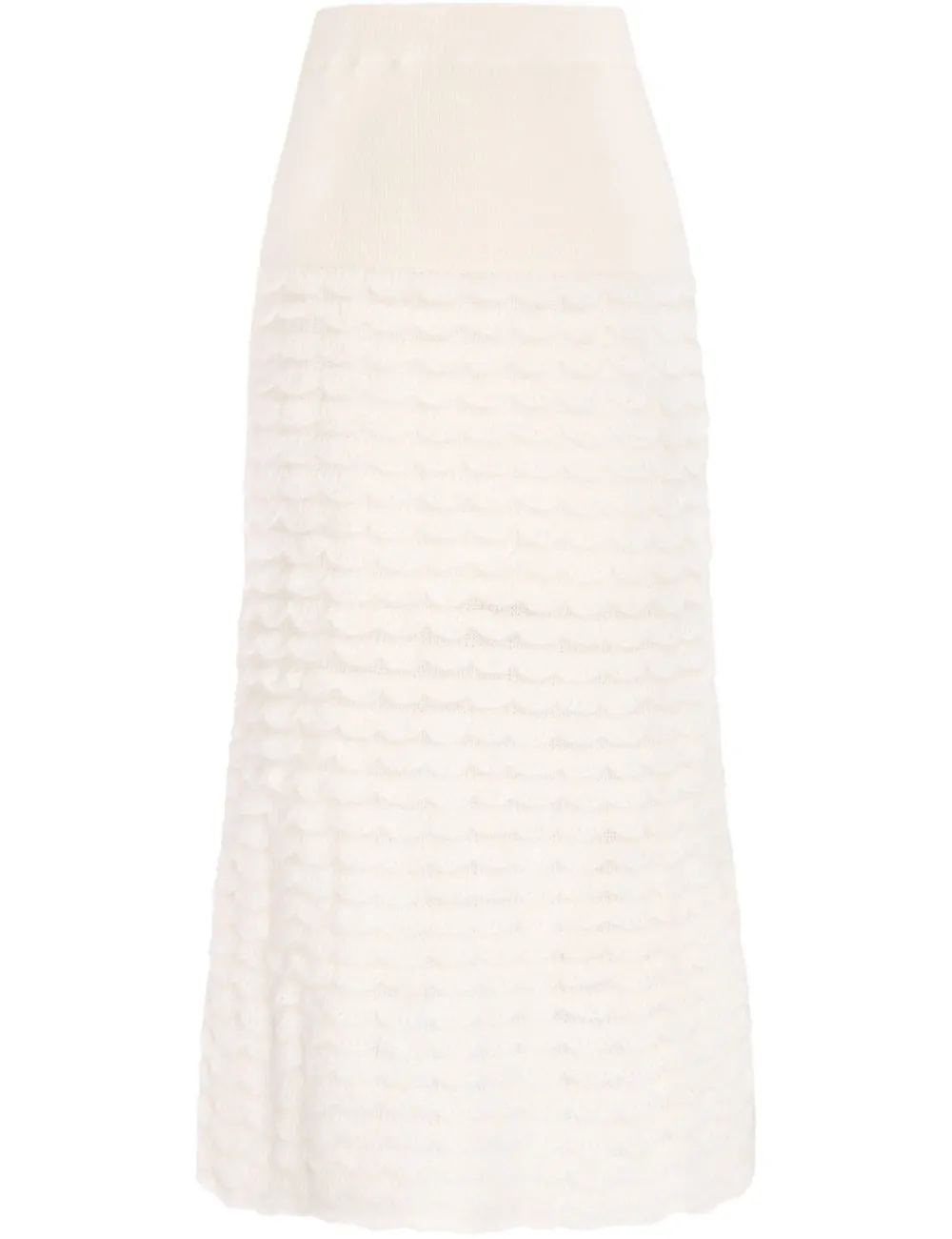 ZIMMERMANN Luminosity Scallop Skirt-Women Knitwear