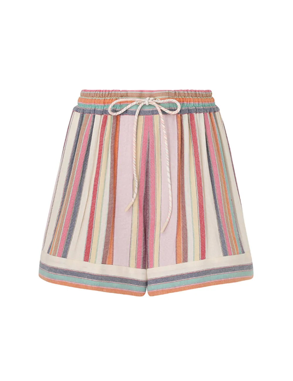 ZIMMERMANN Lexi Relaxed Stripe Short-Women Shorts & Pants