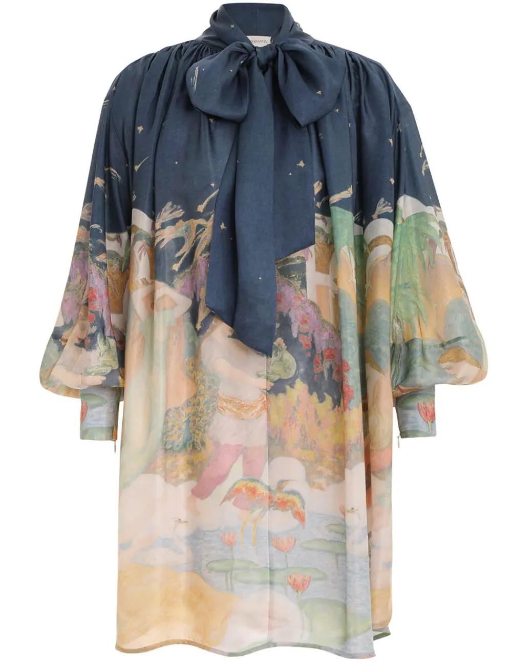 ZIMMERMANN Lyrical Barrel Mini Dress-Women Dresses