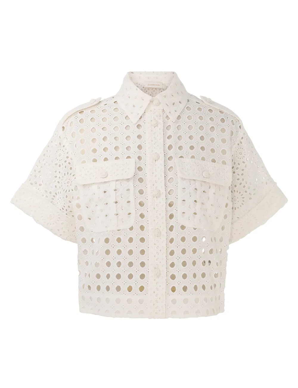ZIMMERMANN Matchmaker Anglaise Shirt-Women Clothing