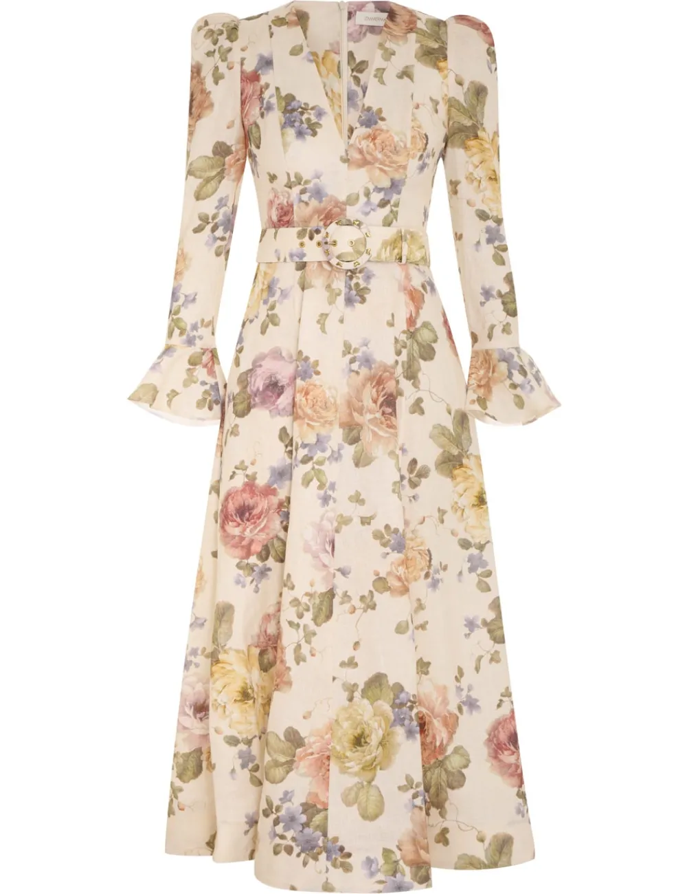 ZIMMERMANN Luminosity Midi Dress-Women Clothing