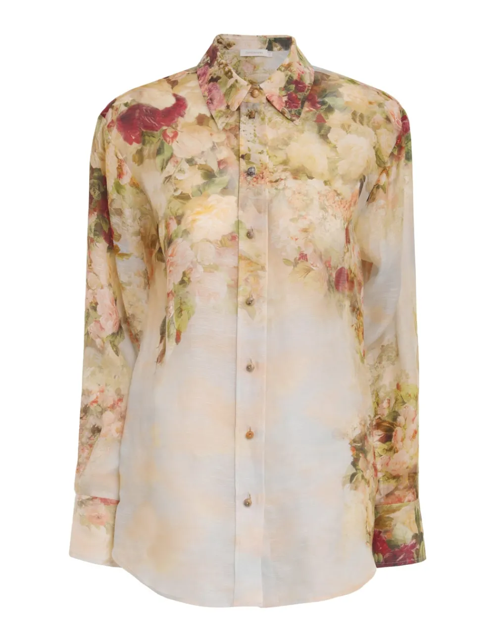 ZIMMERMANN Luminosity Button Up Shirt-Women Clothing