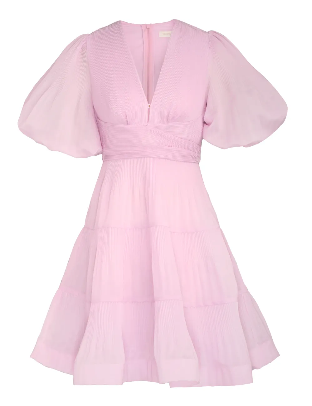 ZIMMERMANN Pleated Mini Dress-Women Clothing