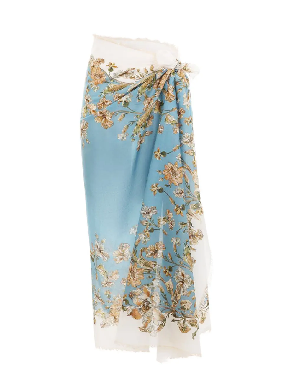 ZIMMERMANN Fringe Cotton Pareo-Women Towels & Pareos