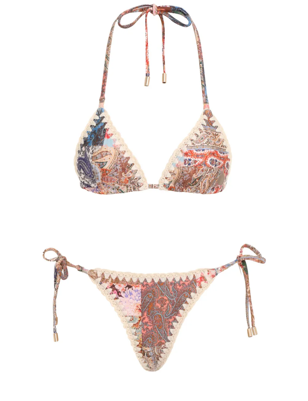 ZIMMERMANN Devi Crochet Edge Bikini-Women Bikinis