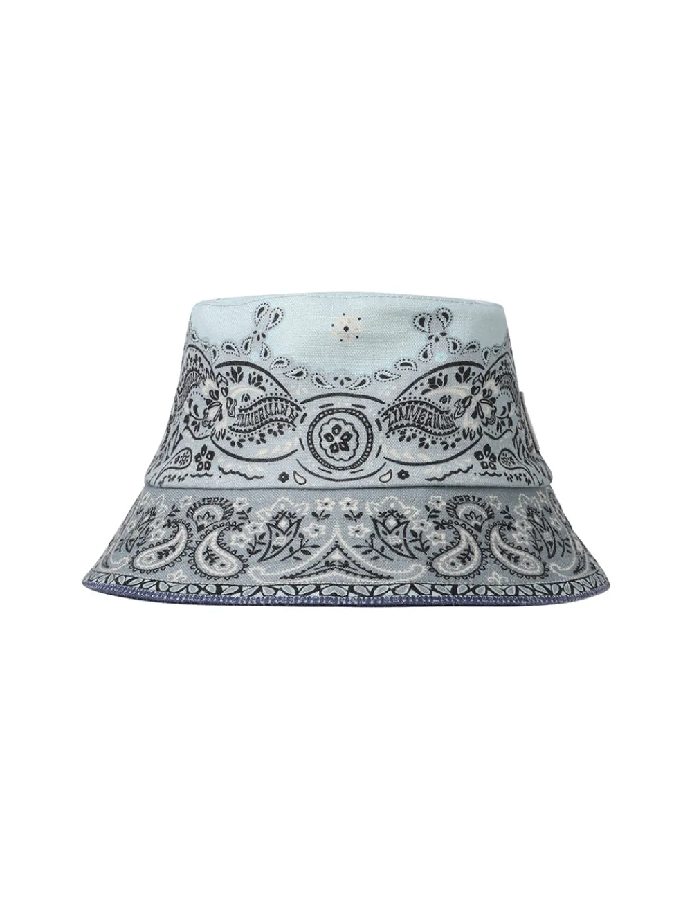 ZIMMERMANN Printed Canvas Bucket Hat-Women Hats
