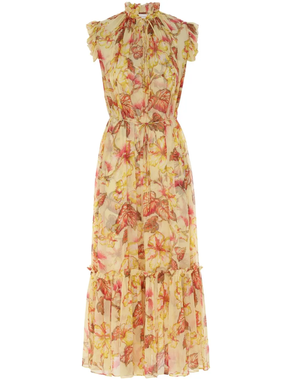 ZIMMERMANN Matchmaker Flutter Midi Dress-Women Clothing