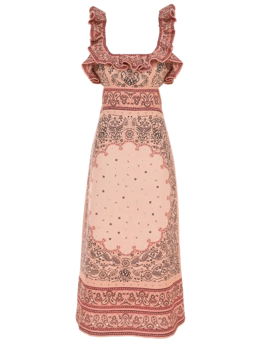 ZIMMERMANN Matchmaker Frilled Midi-Women Dresses