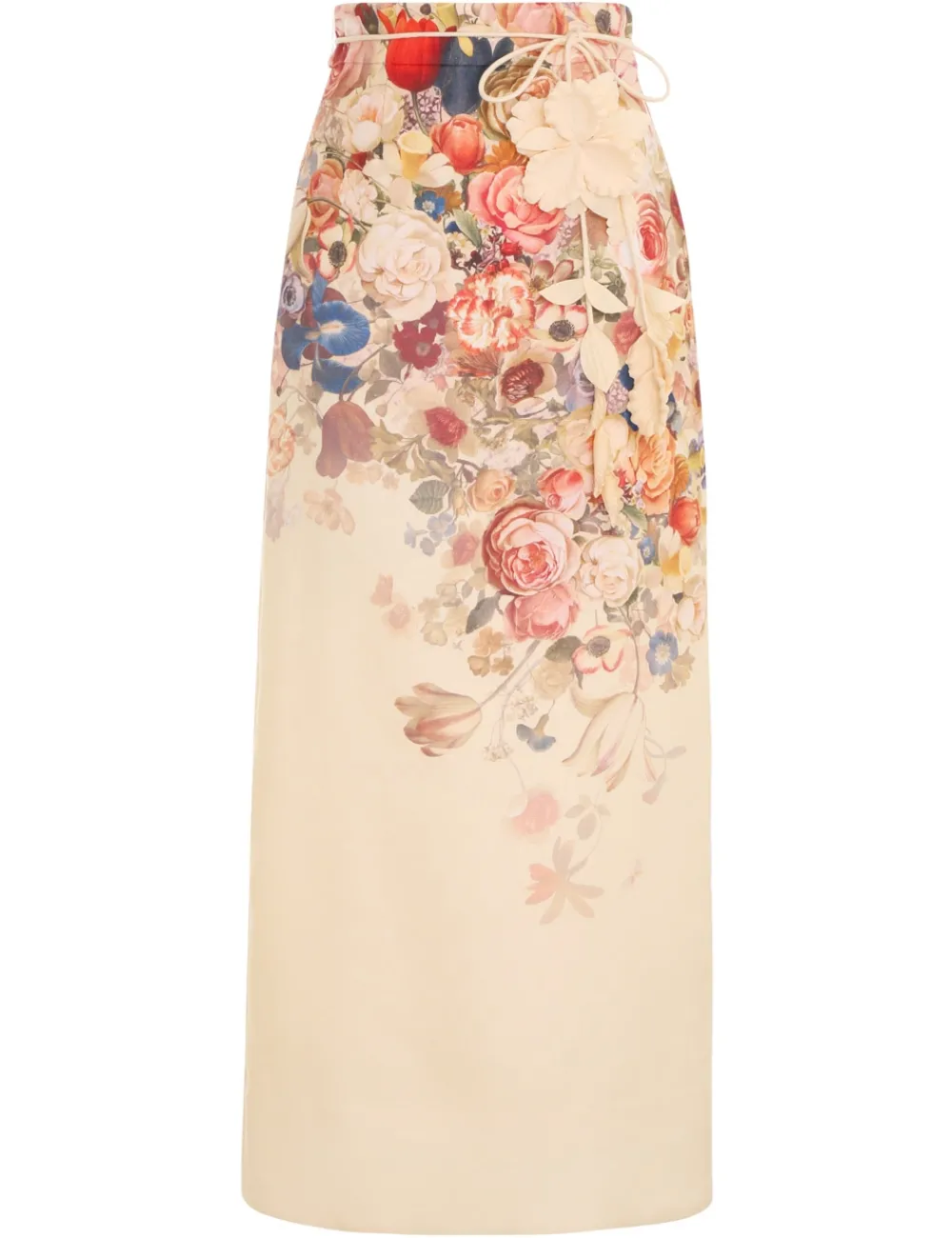 ZIMMERMANN Luminosity Pencil Midi Skirt-Women Skirts