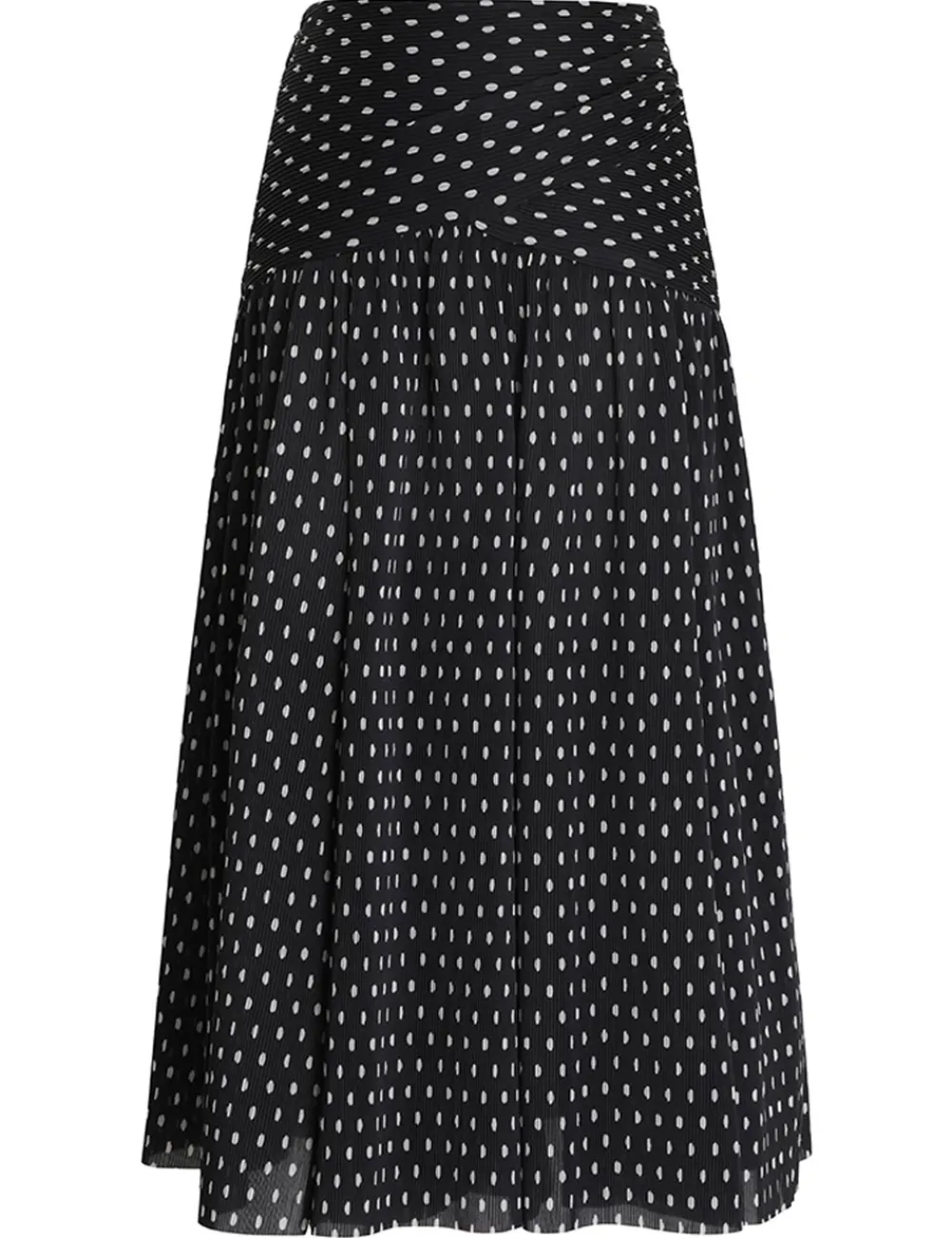 ZIMMERMANN Pleated Midi Skirt-Women Skirts