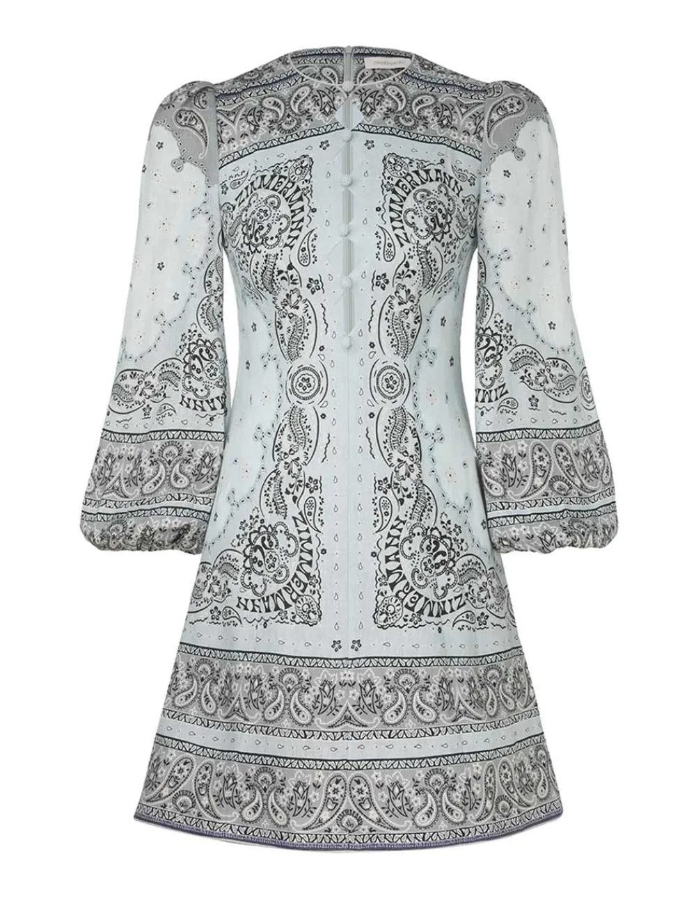 ZIMMERMANN Matchmaker Keyhole Mini Dress-Women Clothing