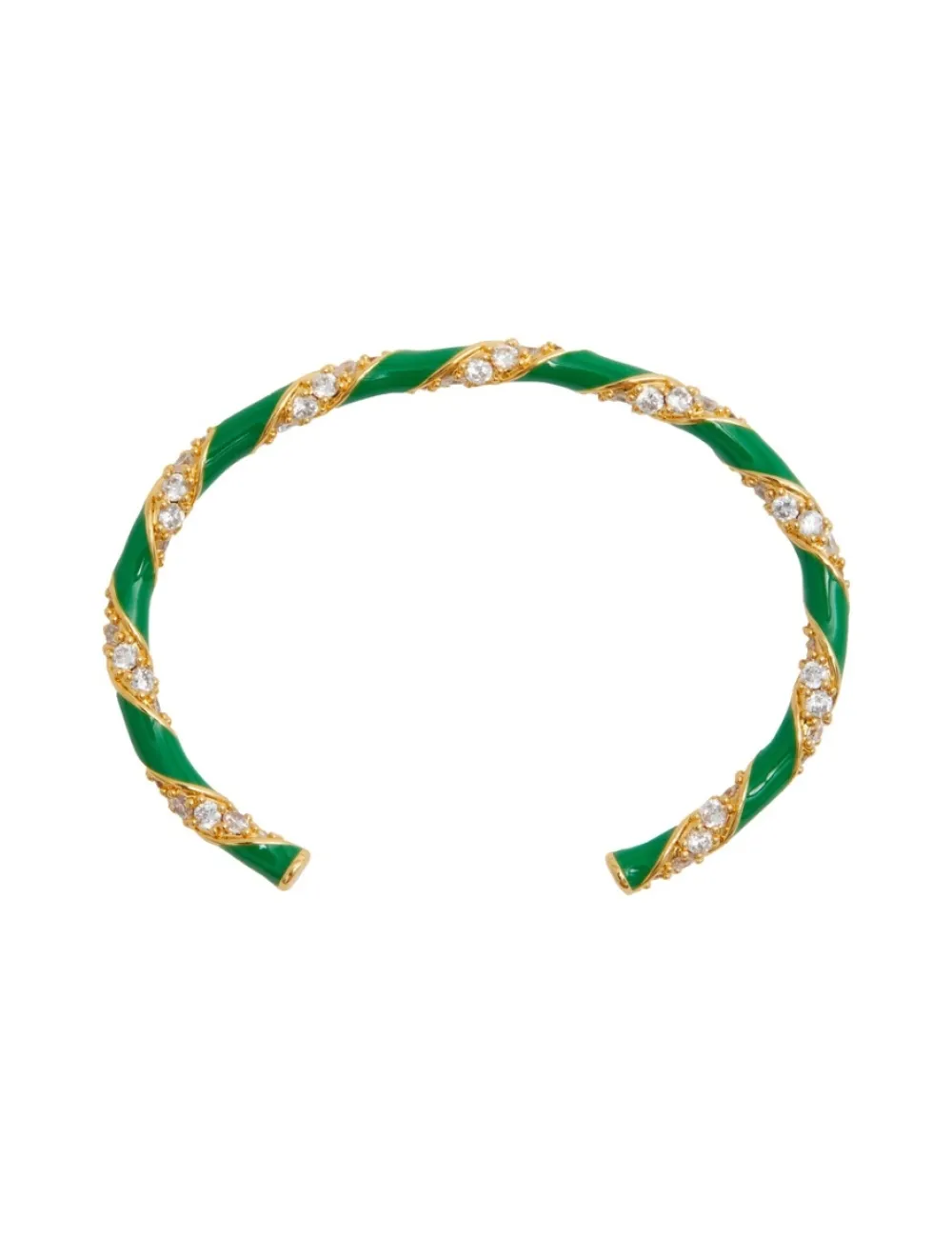 ZIMMERMANN Candy Stripe Pave Cuff-Women Accessories