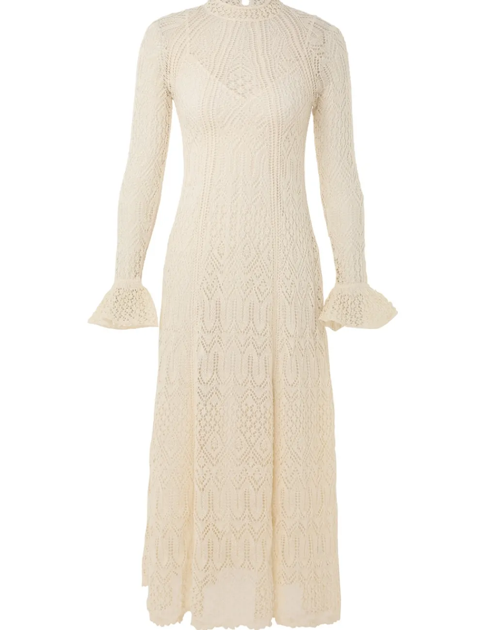 ZIMMERMANN August Lace Knit Dress-Women Knitwear