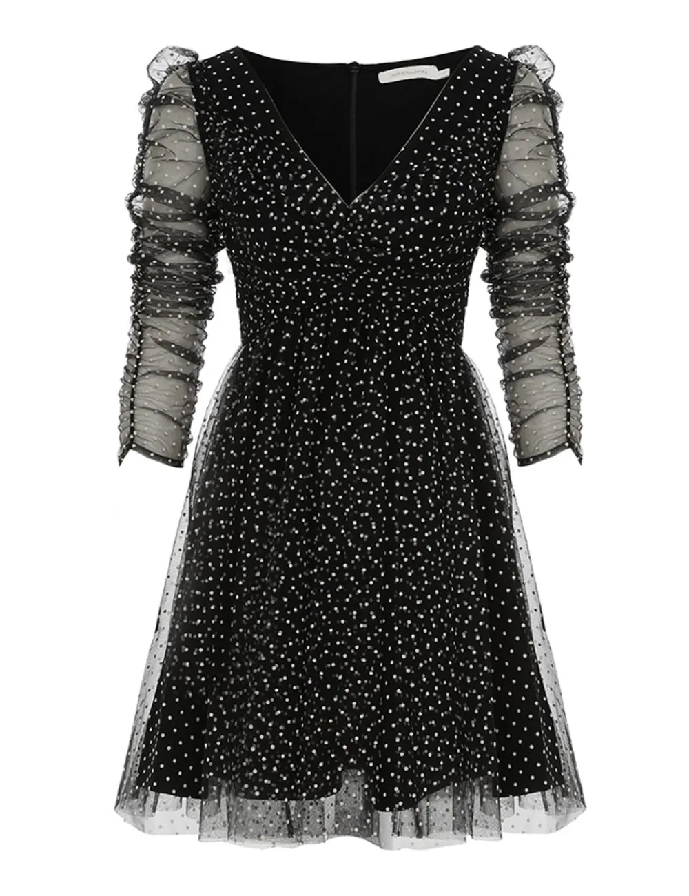 ZIMMERMANN Tulle Mini Dress-Women Dresses