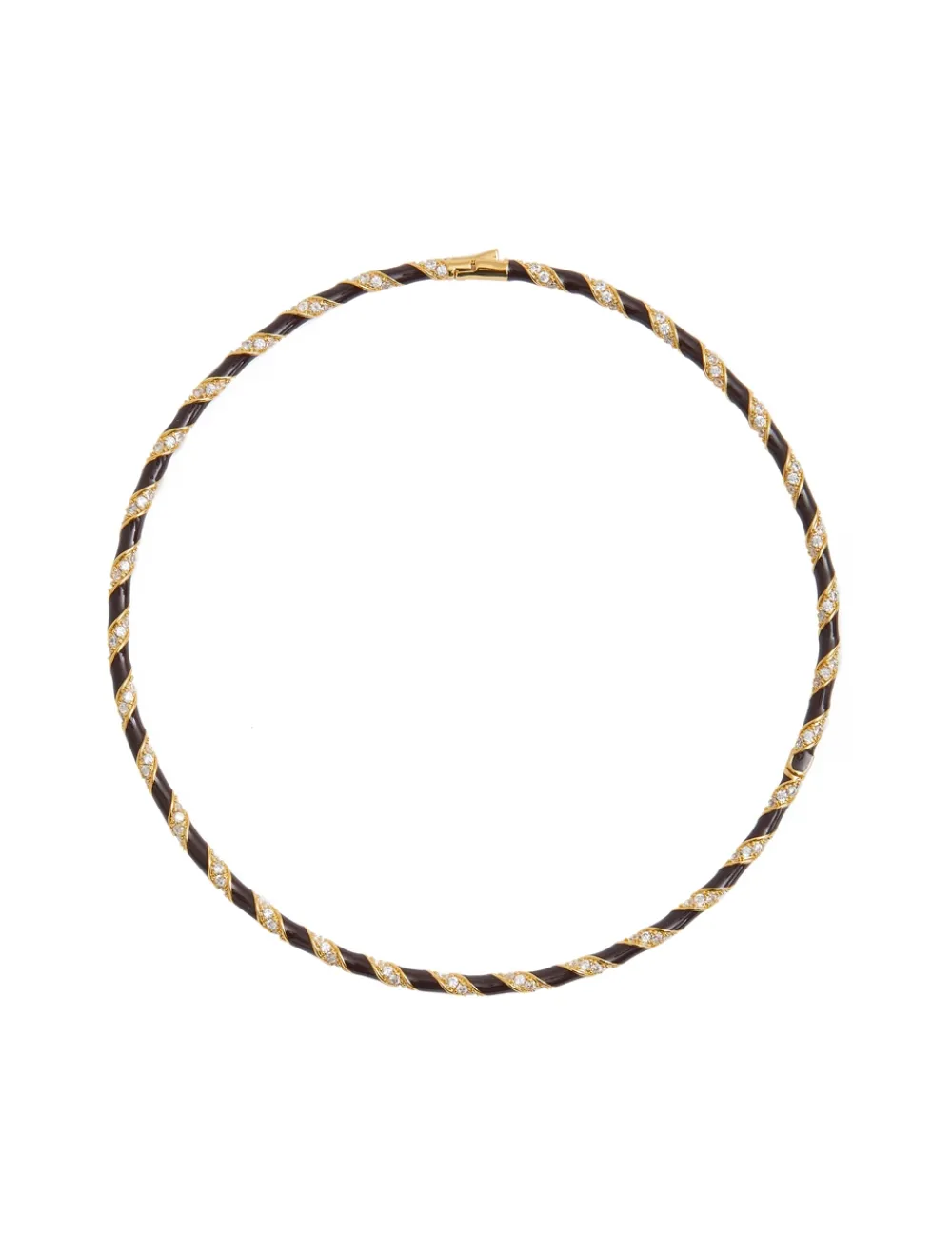 ZIMMERMANN Candy Stripe Pave Choker-Women Necklaces