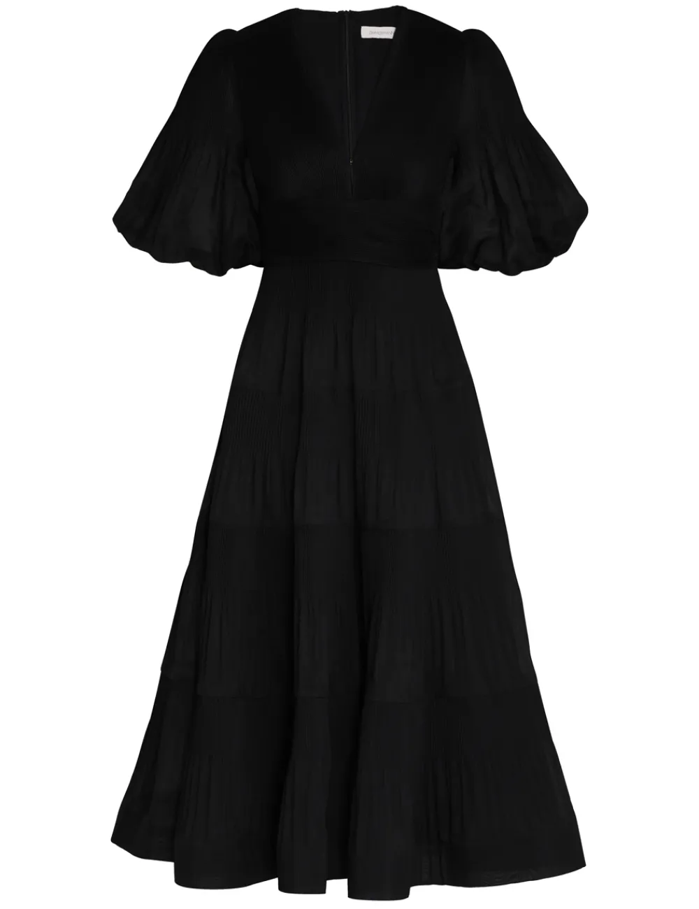 ZIMMERMANN Pleated Midi Dress-Women Luminosity