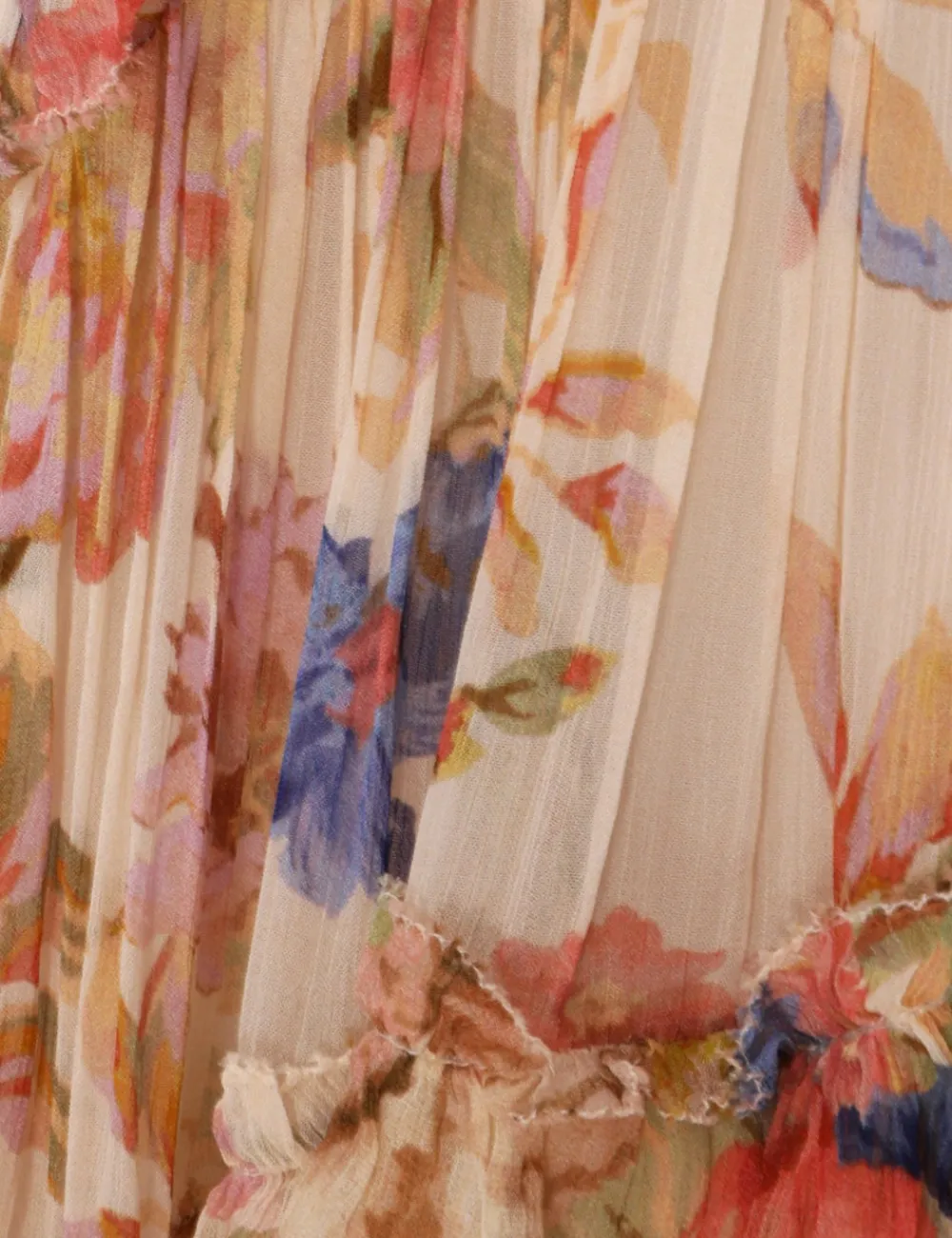 ZIMMERMANN August Billow Frill Mini Dress-Women Dresses & Coverups