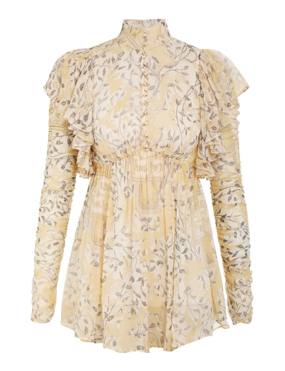 ZIMMERMANN Luminosity Gathered Blouse-Women Tops