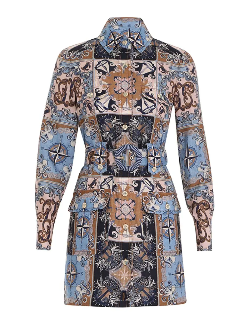 ZIMMERMANN Alight Mini Utility Dress-Women Dresses & Coverups