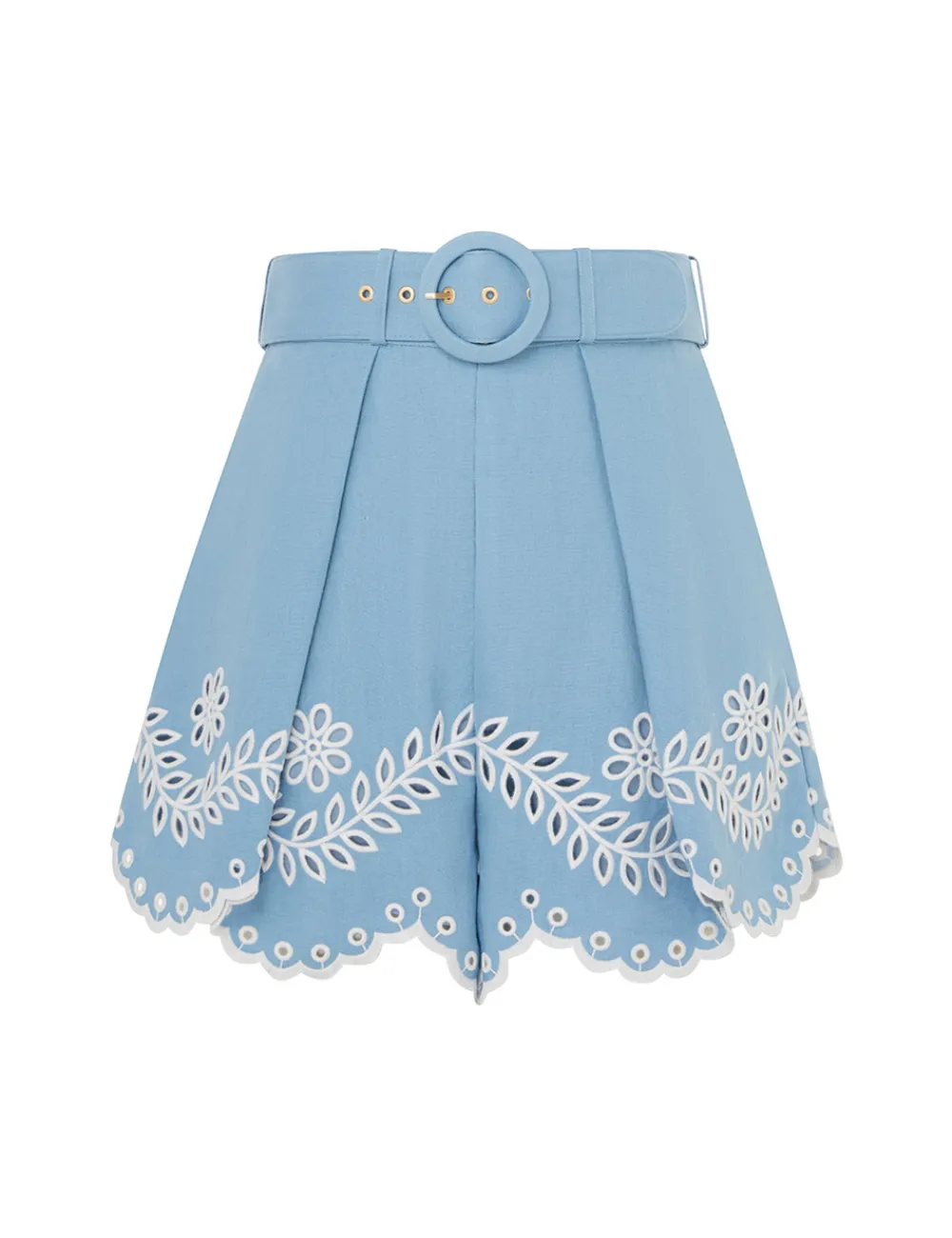 ZIMMERMANN Junie Embroidered Short-Women Clothing