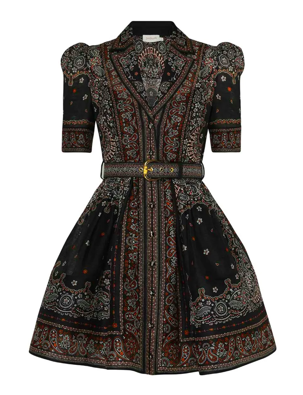 ZIMMERMANN Matchmaker Mini Shirt Dress-Women Dresses