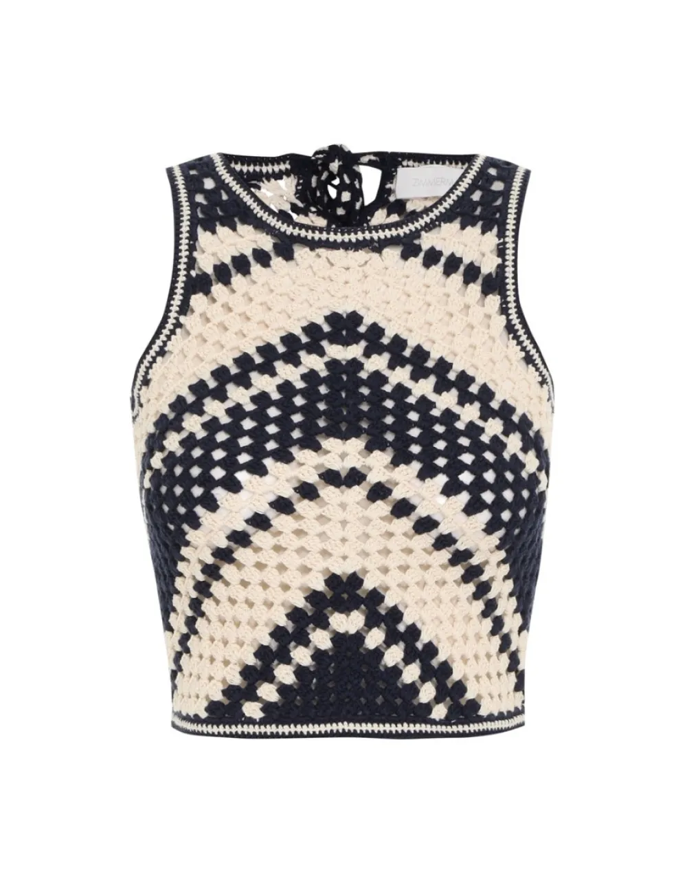 ZIMMERMANN Chintz Hand Crochet Tank-Women Clothing