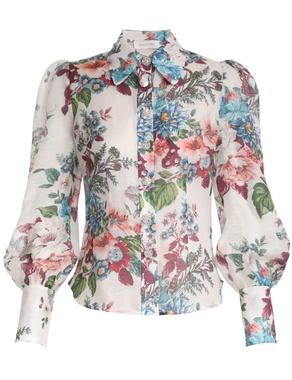 ZIMMERMANN Matchmaker Floral Body Shirt-Women Clothing