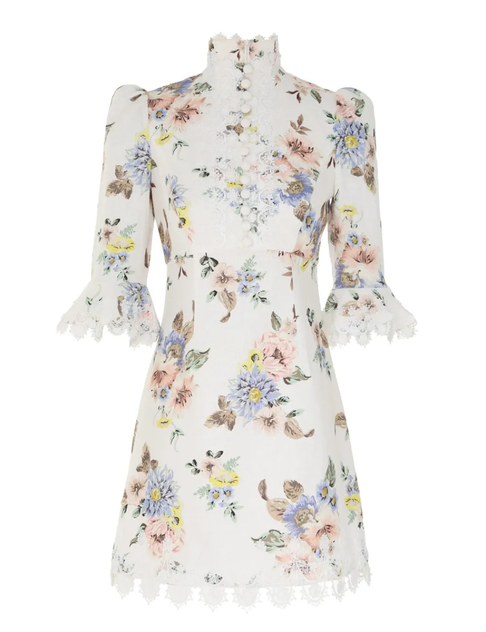 ZIMMERMANN Applique Mini Dress-Women Dresses