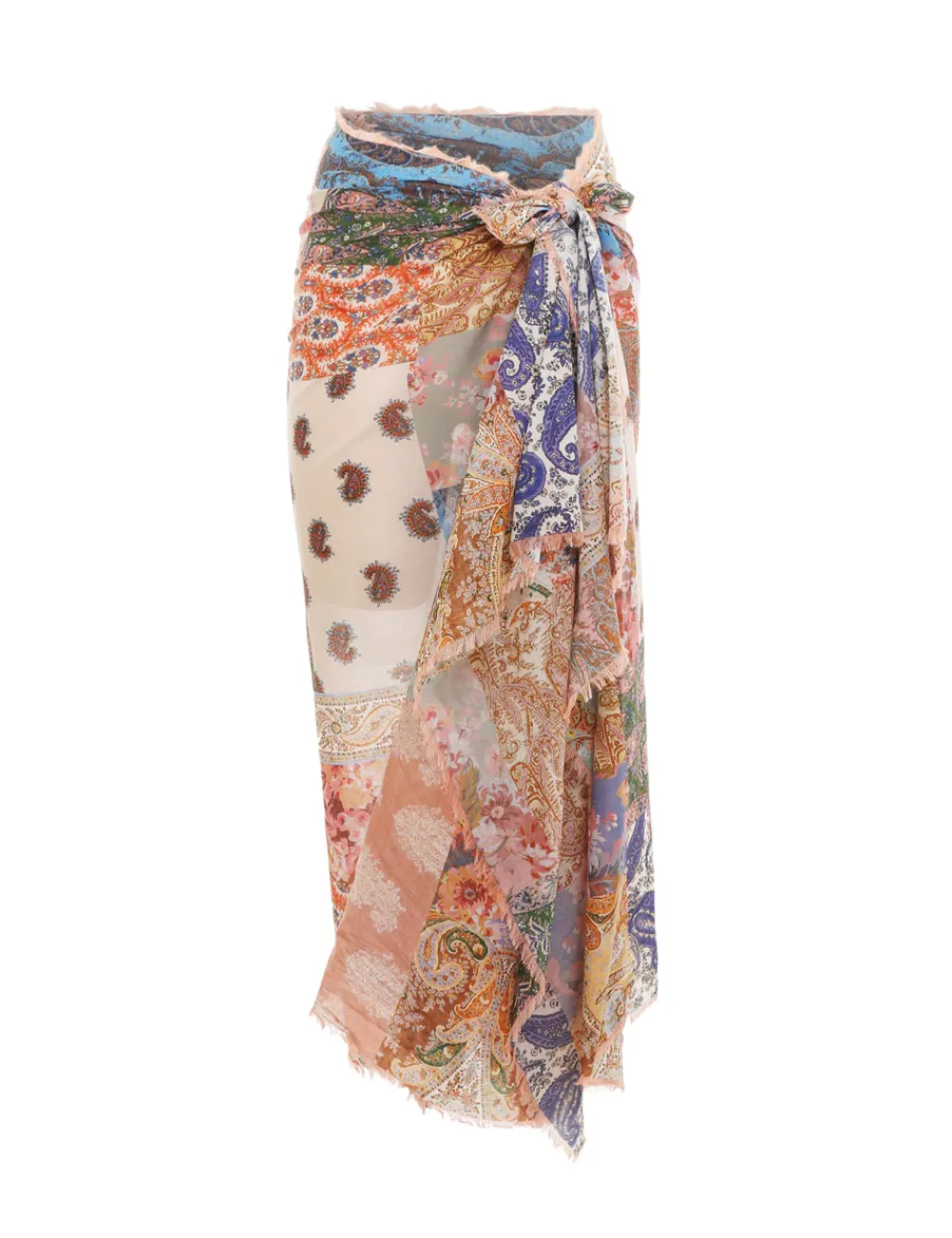 ZIMMERMANN Fringe Cotton Pareo-Women Towels & Pareos