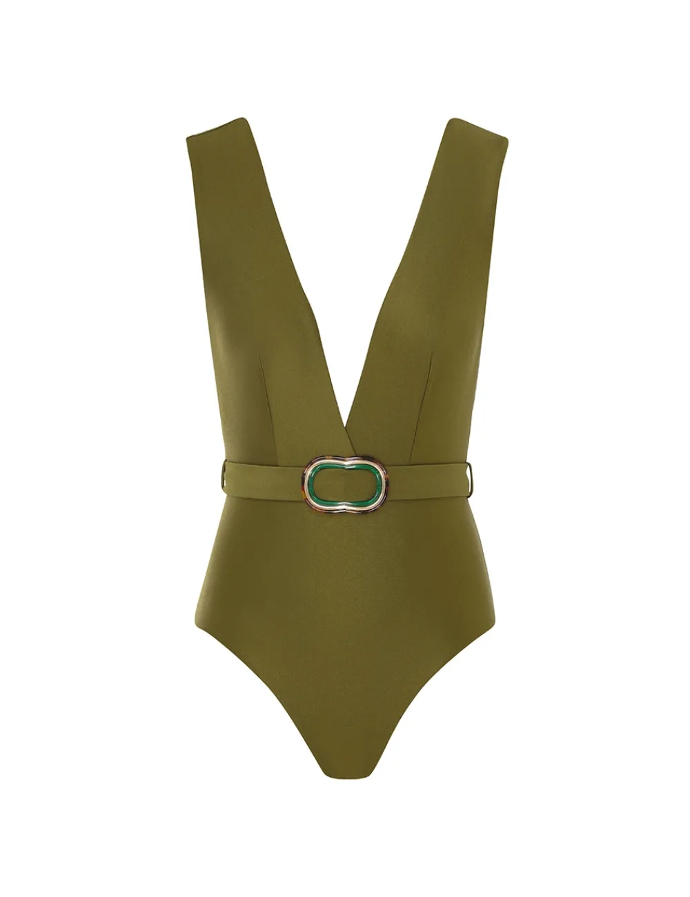 ZIMMERMANN Junie Belted Plunge 1Pc-Women One Pieces