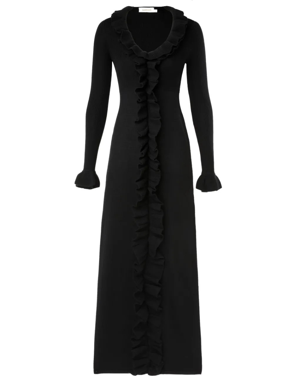 ZIMMERMANN Matchmaker V-Neck Ruffle Dress-Women Knitwear