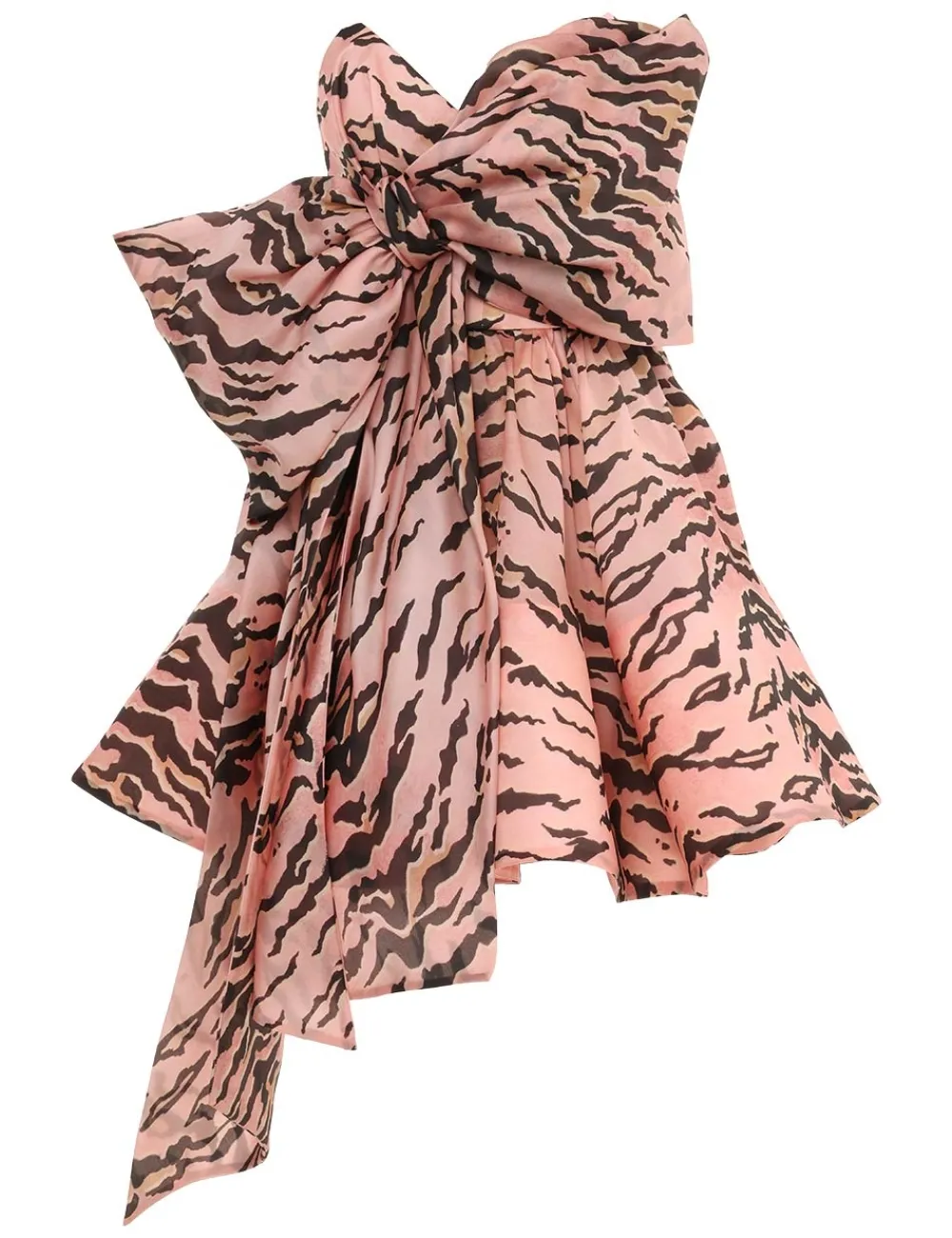 ZIMMERMANN Matchmaker Bow Mini Dress-Women Clothing