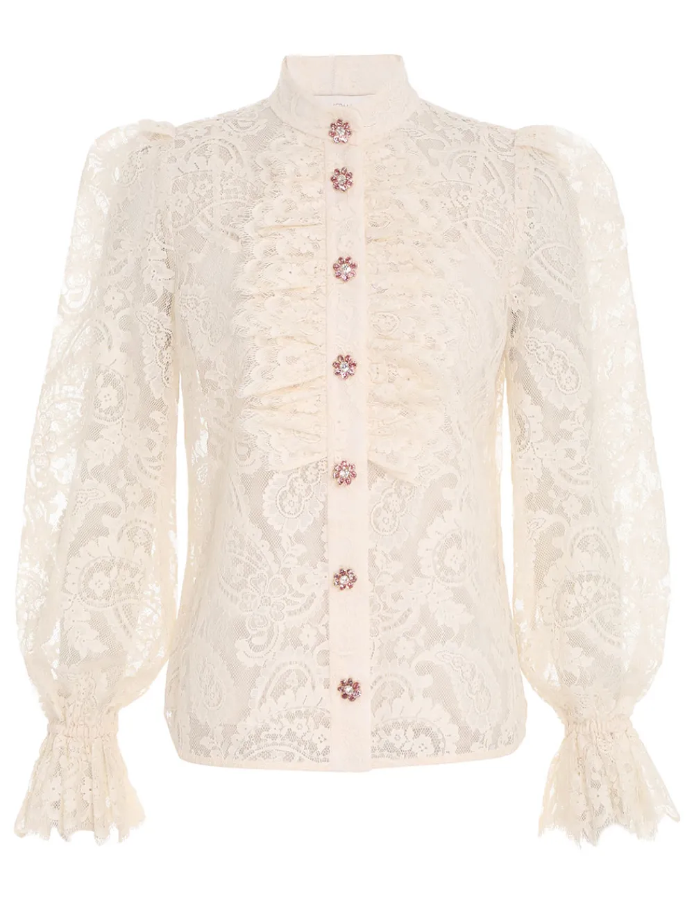 ZIMMERMANN Lyrical Lace Blouse-Women Luminosity