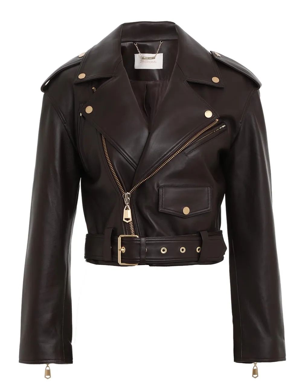 ZIMMERMANN Luminosity Leather Biker-Women Luminosity