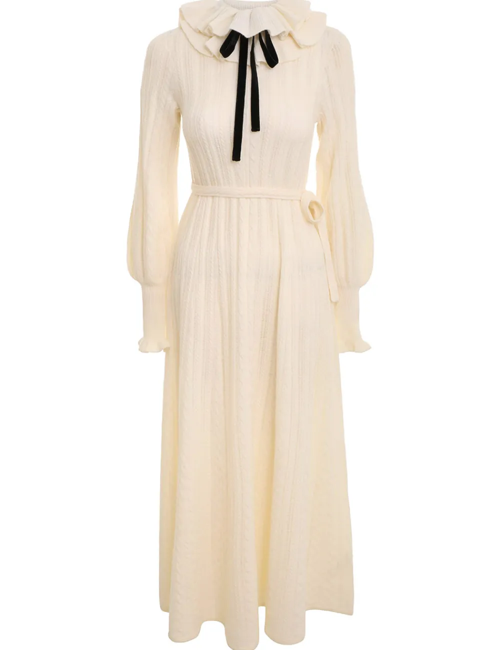 ZIMMERMANN Luminosity Frill Neck Dress-Women Luminosity