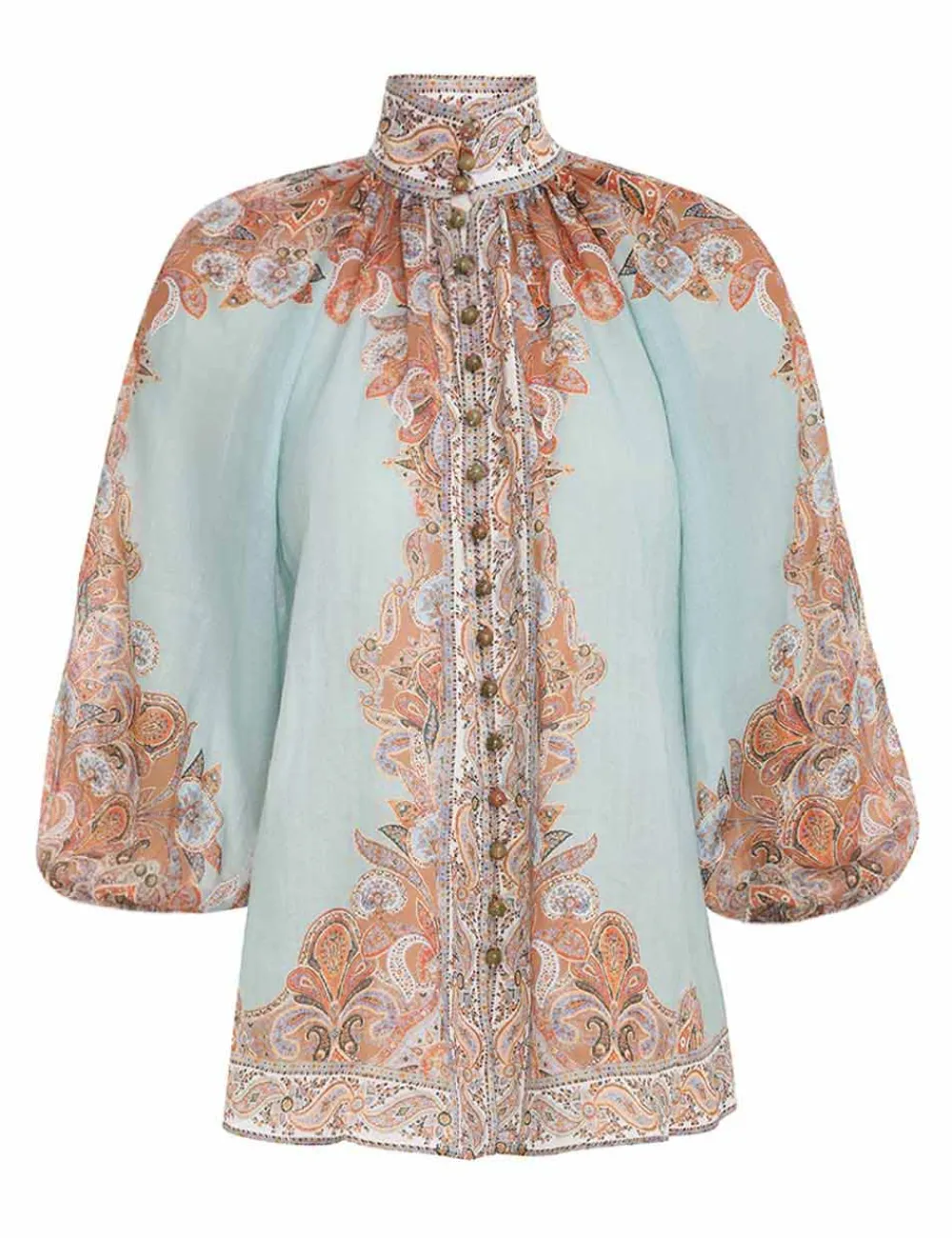 ZIMMERMANN Devi Billow Blouse-Women Clothing