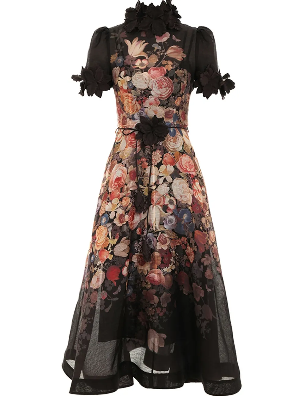 ZIMMERMANN Luminosity Liftoff Flower Midi-Women Dresses