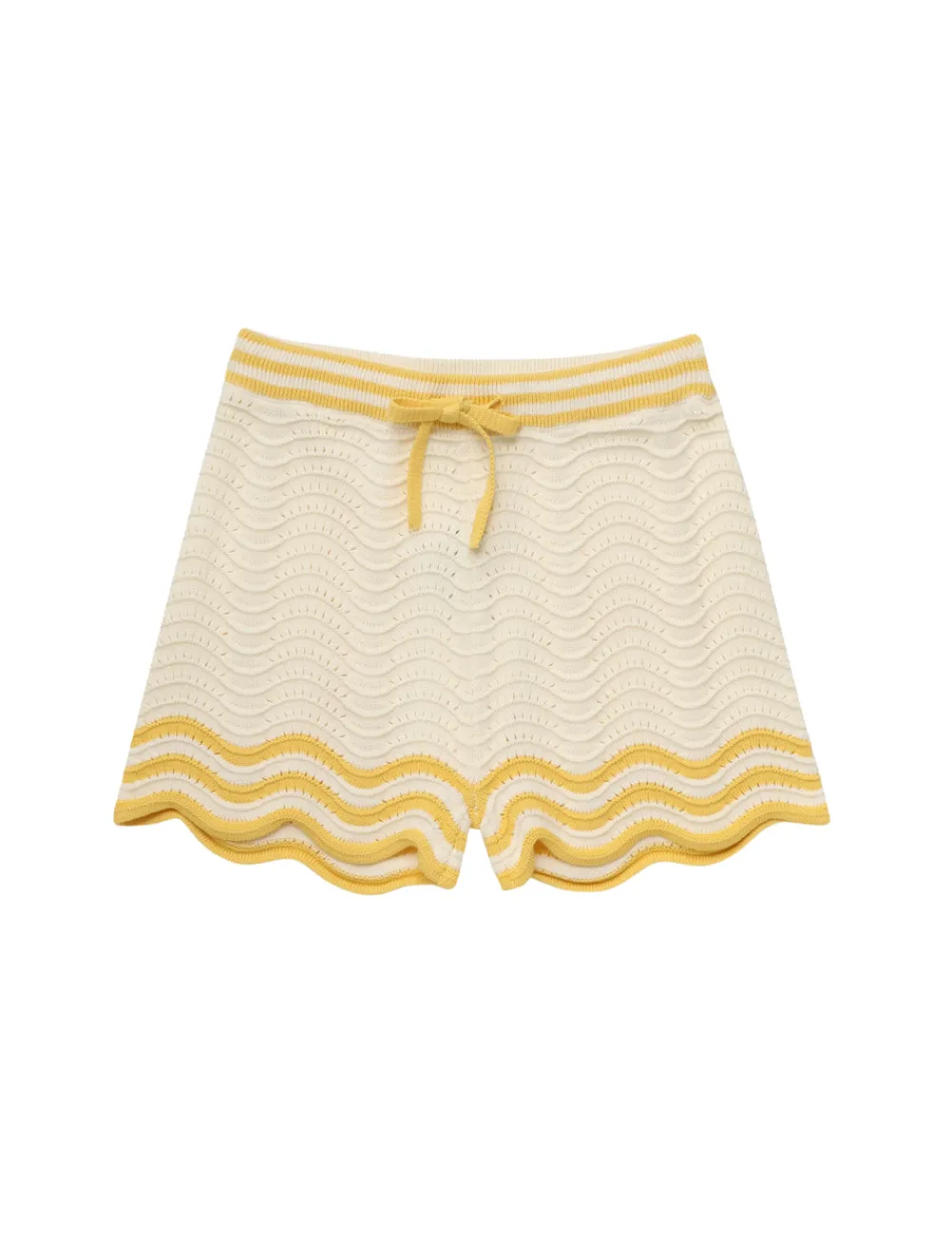 ZIMMERMANN Alight Textured Knit Shorts-Women Clothing