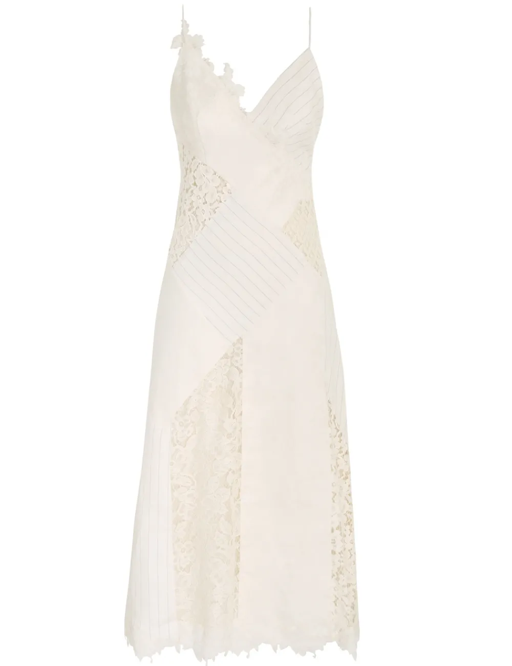 ZIMMERMANN Luminosity Patch Lace Dress-Women Clothing