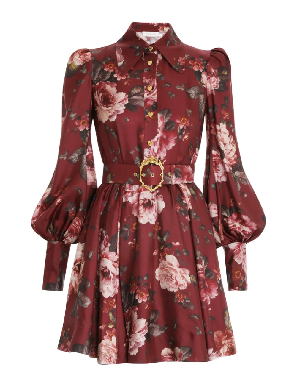 ZIMMERMANN Luminosity Shirt Dress-Women Clothing