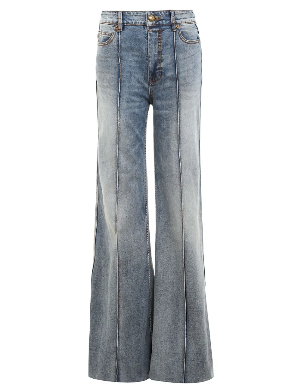 ZIMMERMANN Luminosity Wide Leg Jean-Women In Denim