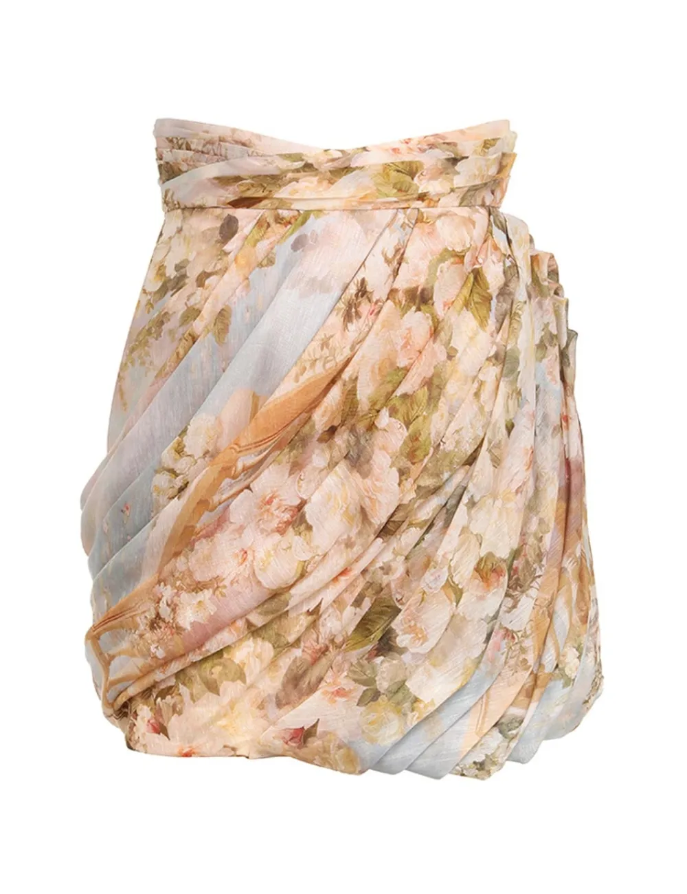 ZIMMERMANN Luminosity Drape Mini Skirt-Women Luminosity