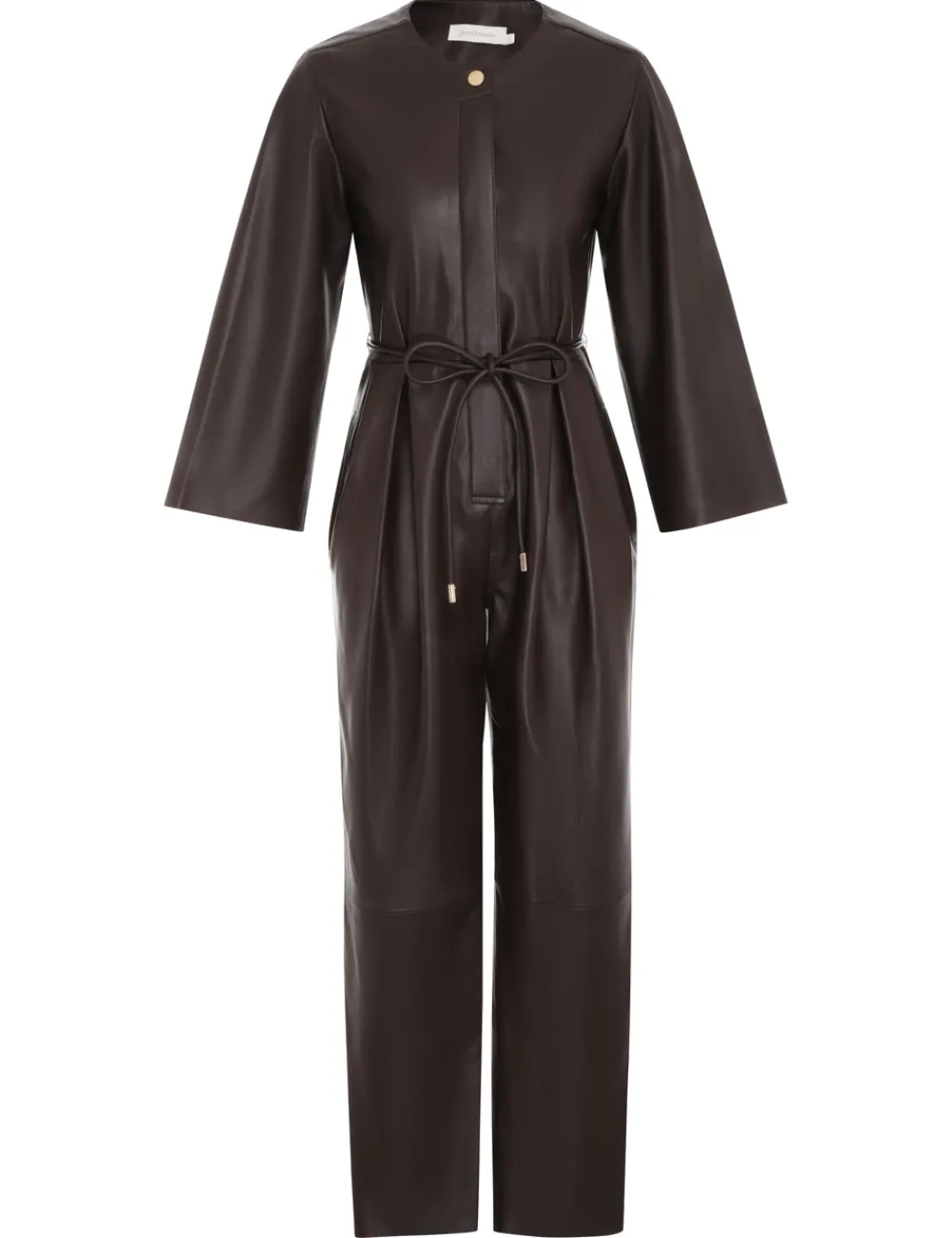 ZIMMERMANN Luminosity Leather Jumpsuit-Women Luminosity