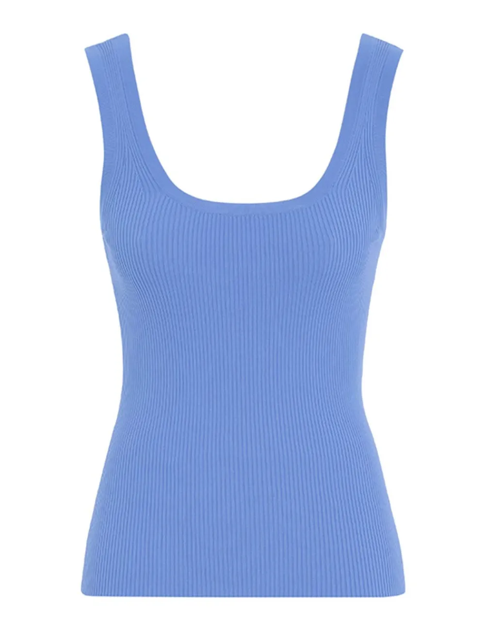 ZIMMERMANN Halcyon Scoop Neck Tank-Women Knitwear