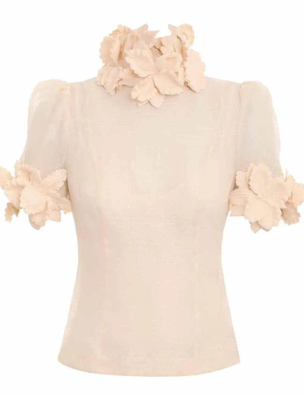 ZIMMERMANN Luminosity Liftoff Flower Top-Women Tops
