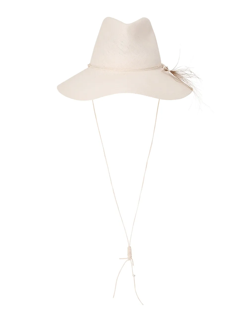 ZIMMERMANN Glazed Straw Collapsible Hat-Women Accessories