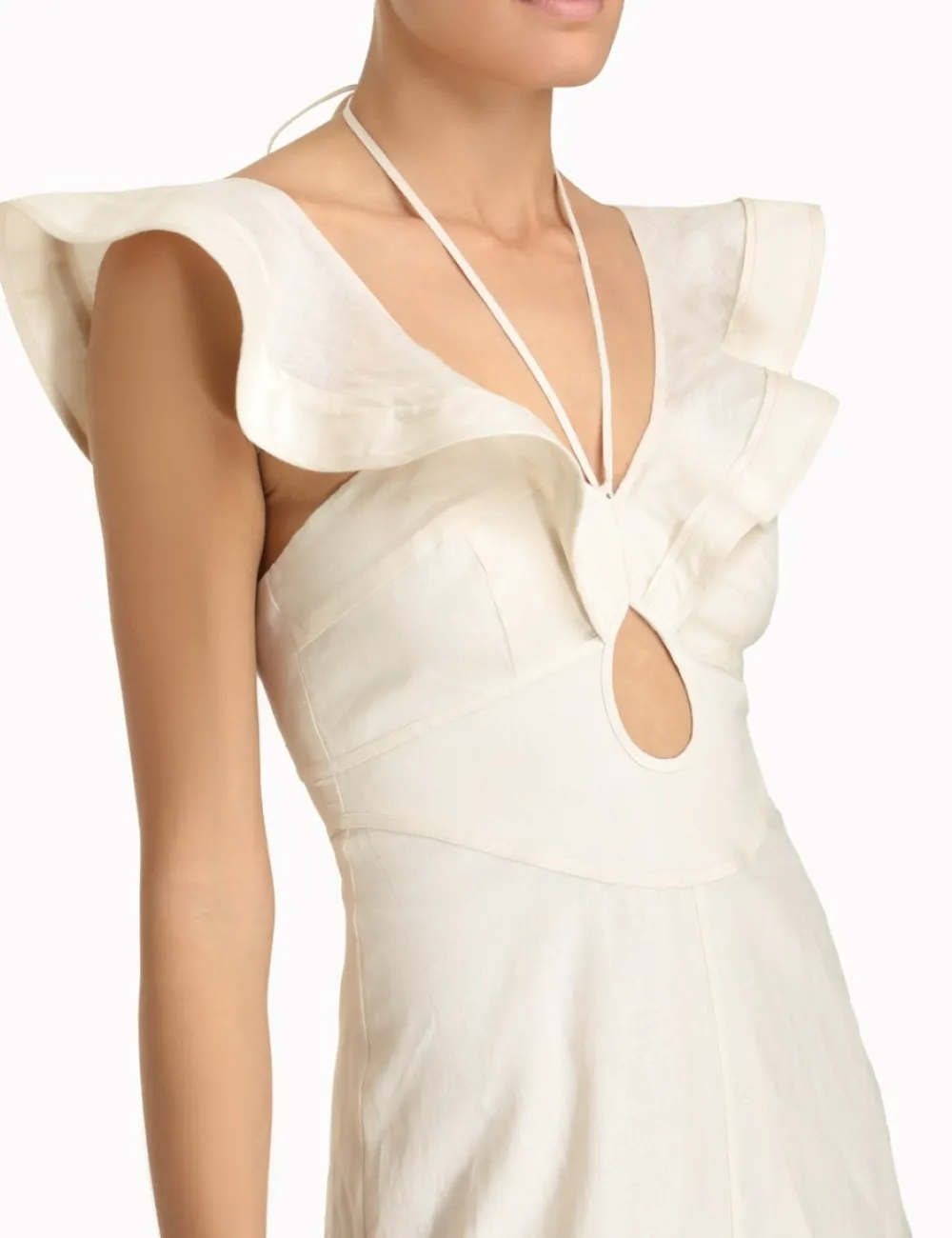 ZIMMERMANN Halcyon Flutter Midi Dress-Women Dresses & Coverups