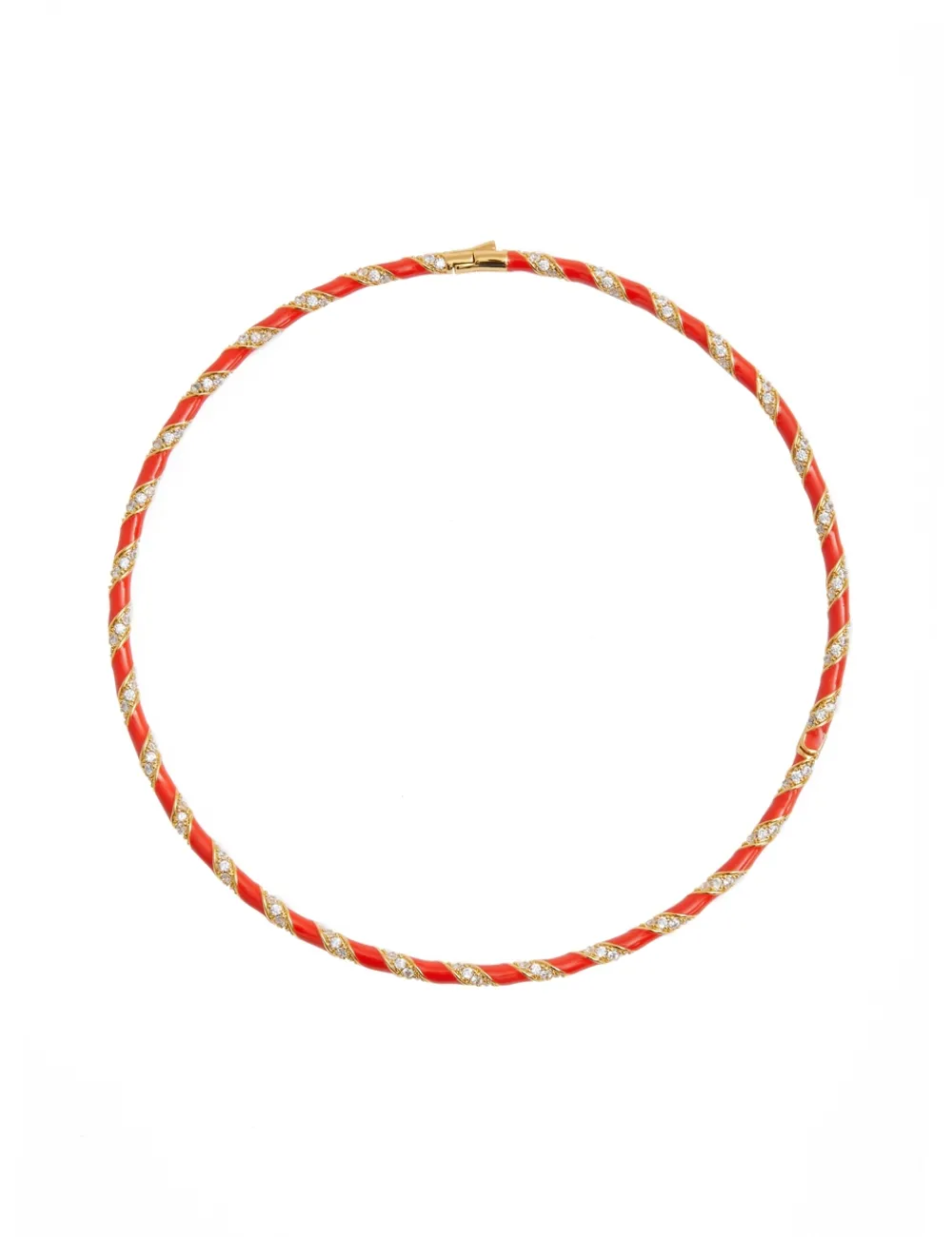 ZIMMERMANN Candy Stripe Pave Choker-Women Accessories
